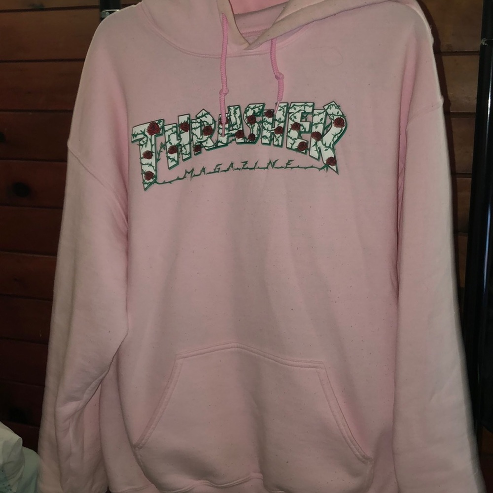 PINK THRASHER HOODIE